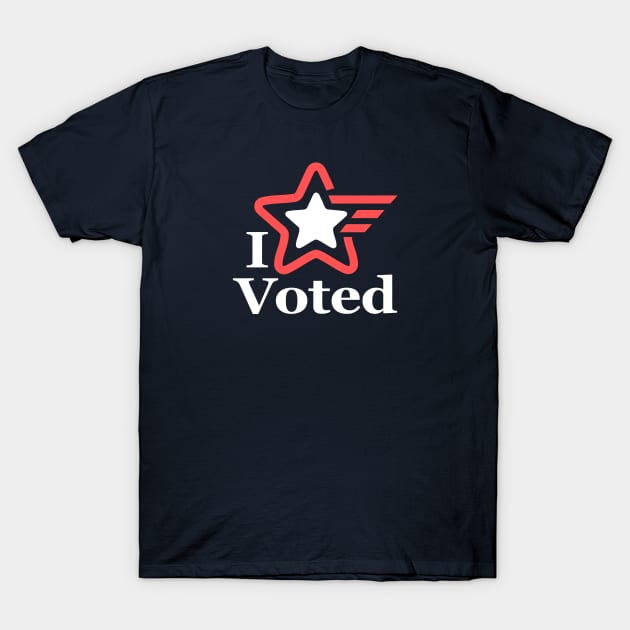 I Voted T-Shirt by Etopix